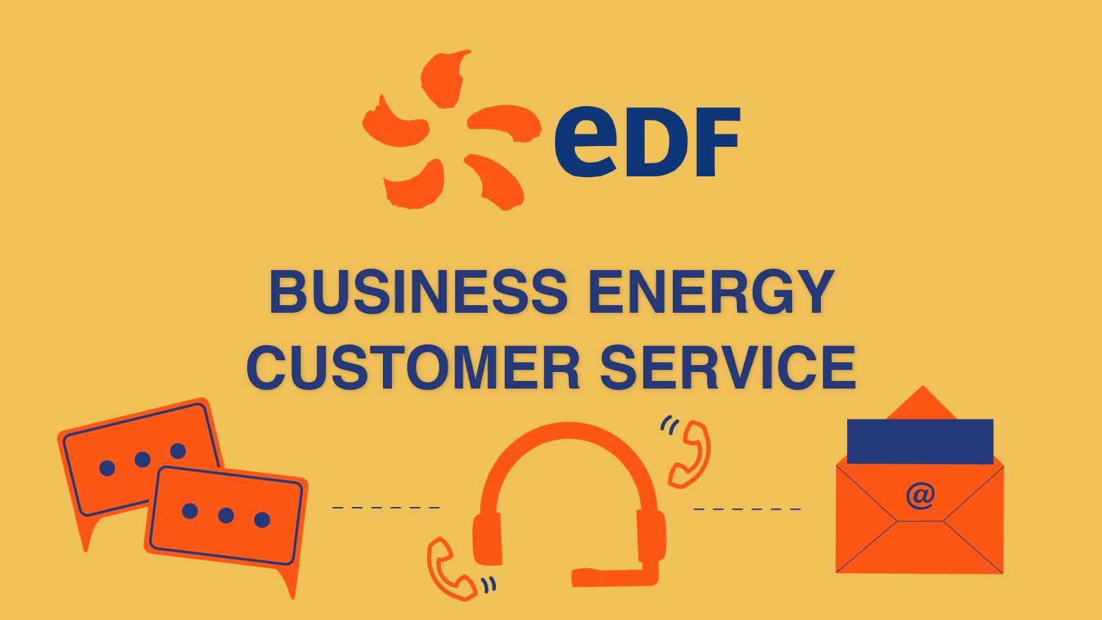 EDF Business Energy customer service, with methods on how to contact.